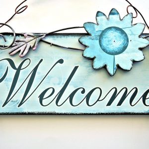 painted door sign, welcome, metalic art, decor, outdoors, welcome, welcome, welcome, welcome, welcome